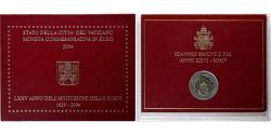 World Coins - Vatican, John Paul II, 2 Euro, Foundation of the Vatican, 75th Anniversary