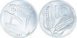 World Coins - Coin, Italy, 10 Lire, 1967, Rome, , Aluminum, KM:93