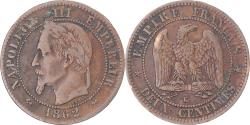 World Coins - Coin, France, Napoleon III, 2 Centimes, 1862, Bordeaux, , Bronze