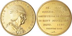 World Coins - France, Medal, Les Rois de France, Louis XI, History, Piéfort,