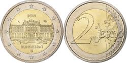 World Coins - Germany, 2 Euro, Budensrat, 2019, Berlin, Bi-Metallic,
