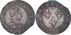 World Coins - Coin, France, Louis XIII, Double Tournois, 1621, Bordeaux, , Copper