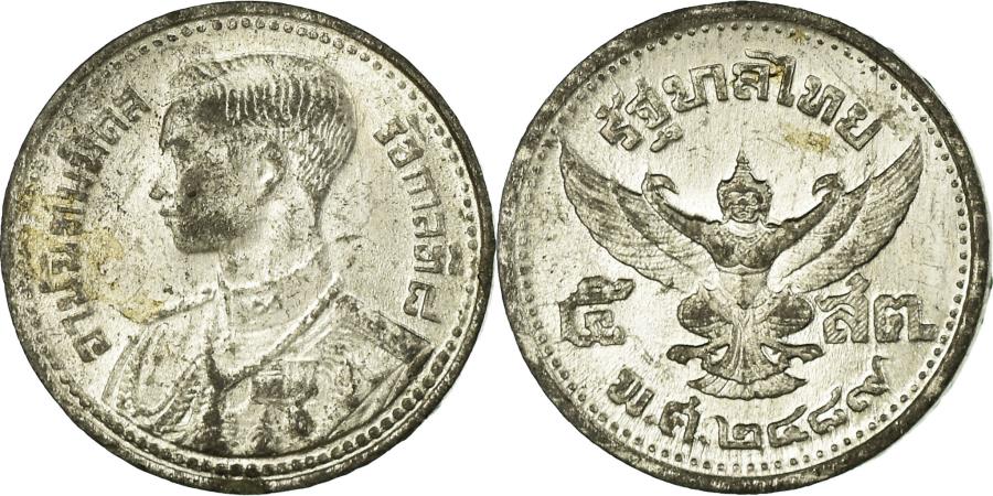 Coin, Thailand, Rama VIII, 5 Satang, 1946, , Tin, KM:68 | Asian and Middle  Eastern Coins