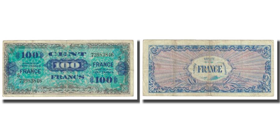 World Coins - France, 100 Francs, 1944, VF(20-25), Fayette:VF25.05, KM:118a