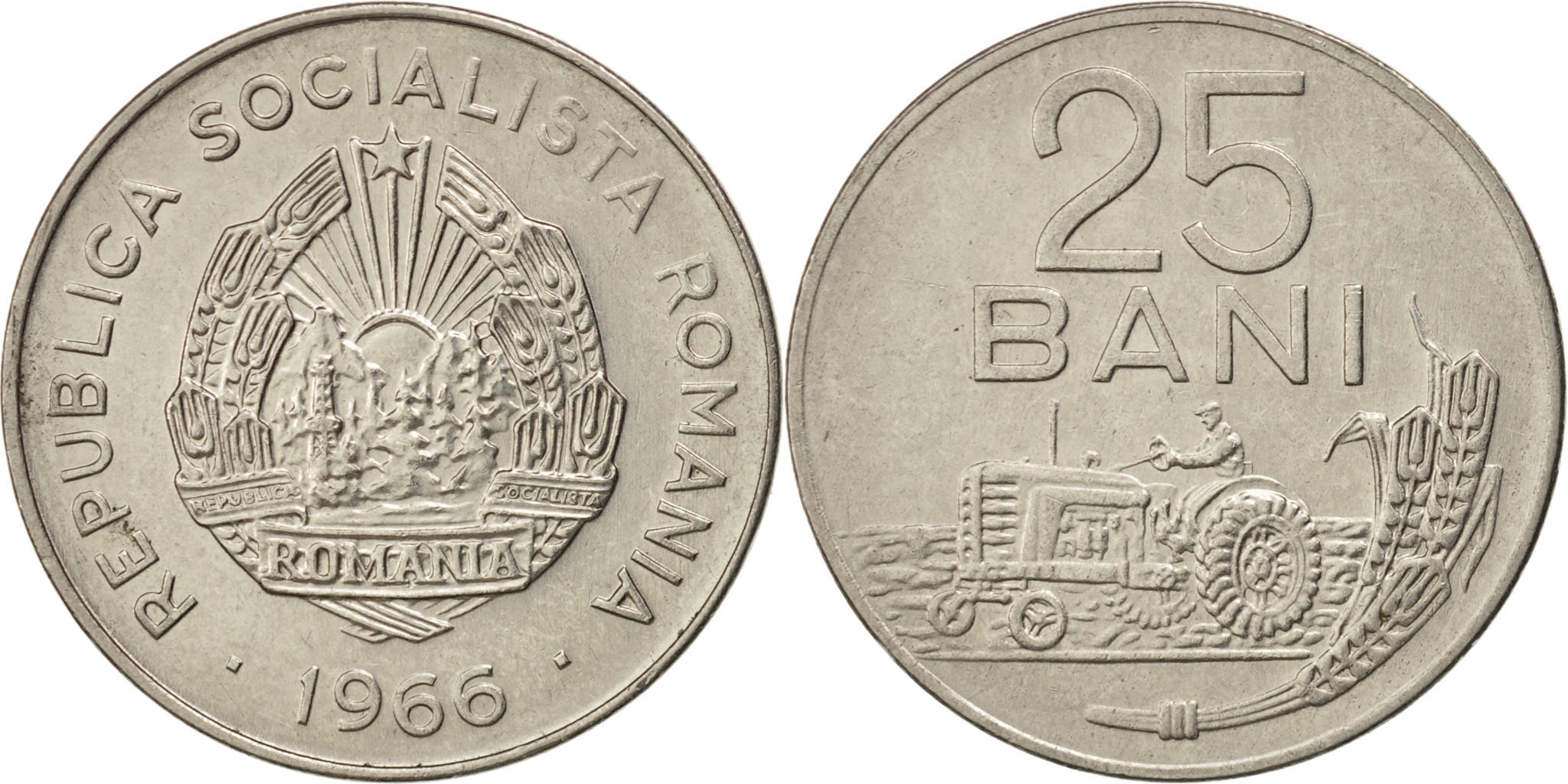 ROMANIA 10 BANI 1905 OLD COIN