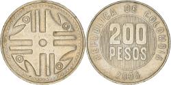 World Coins - Coin, Colombia, 200 Pesos, 2005, , Copper-Nickel-Zinc, KM:287