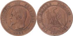 World Coins - Coin, France, Napoleon III, 10 Centimes, 1856, Paris, , Bronze