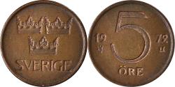 World Coins - Coin, Sweden, 5 Öre, 1972
