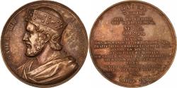 World Coins - France, Medal, Les rois de France, Raoul, 1839, Bronze, Caqué,