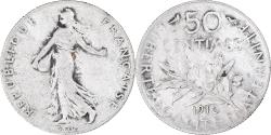 World Coins - Coin, France, Semeuse, 50 Centimes, 1910, Paris, , Silver, KM:854