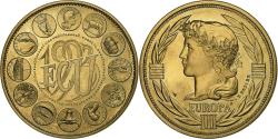 World Coins - France, Medal, Ecu Europa, Marianne, 1993, Bronze,