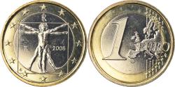 World Coins - Italy, Euro, 2008, Rome, , Bi-Metallic, KM:250