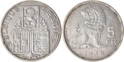 World Coins - Coin, Belgium, 5 Francs, 5 Frank, 1938