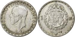 World Coins - Sweden, Gustaf V, Krona, 1948, Silver, , KM:814
