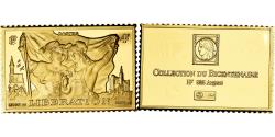 World Coins - France, Medal, Timbre, Bicentenaire, Libération, 4 Francs, History,