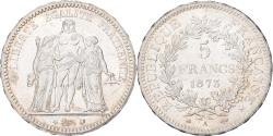 World Coins - France, 5 Francs, Hercule, 1873, Paris, Silver, , Gadoury:745.a, KM:820.1