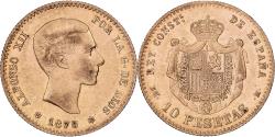 World Coins - Spain, Alfonso XII, 10 Pesetas, 1878, Madrid, Gold, , KM:677