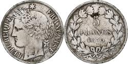 World Coins - Coin, France, Cérès, 5 Francs, 1870, Bordeaux, , Silver, KM:818.2