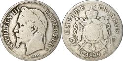 World Coins - Coin, France, Napoleon III, Napoléon III, 2 Francs, 1869, Strasbourg,