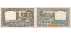 World Coins - France, 20 Francs, Science et Travail, 1941, R.6677, EF(40-45), Fayette:12.20