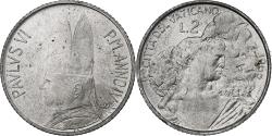 World Coins - Vatican, Paul VI, 2 Lire, 1966 - Anno IV, Rome, Aluminum, , KM:85