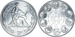 World Coins - France, Medal, Ecu Europa, Europe Assise, Politics, 1982, Rodier,