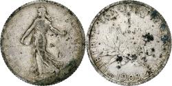 World Coins - France, 1 Franc, Semeuse, 1903, Paris, Silver, , Gadoury:467