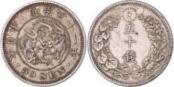 World Coins - Japan, Meiji, 50 Sen, 1898, Silver,