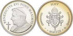 World Coins - Vatican, Medal, Le Pape Benoit XVI, 2013, Silver, Proof,