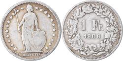 World Coins - Coin, Switzerland, Franc, 1906, Bern, , Silver, KM:24