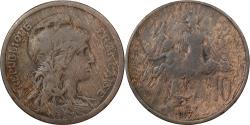 World Coins - France, 10 Centimes, Daniel-Dupuis, 1917, Paris, Bronze, , Gadoury:277