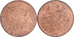 World Coins - France, 10 Centimes, Dupuis, 1915, Paris, Bronze, , Gadoury:277