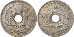 World Coins - France, 25 Centimes, Lindauer, 1917, Paris, Copper-nickel,