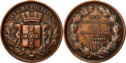 World Coins - France, Medal, Lycée d'Enseignement Spécial, Ville de Tourcoing, 1883
