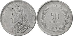 World Coins - Turkey, 50 Kurus, 1975, Stainless Steel, , KM:899