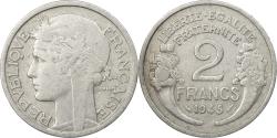 World Coins - Coin, France, Morlon, 2 Francs, 1945, Paris, , Aluminum, KM:886a.1