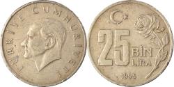 World Coins - Coin, Turkey, 25000 Lira, 25 Bin Lira, 1995