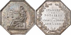 World Coins - France, Token, Notaires de l'Arrondissement de Blois, Loir et Cher, Silver