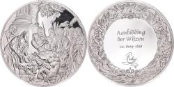 World Coins - France, Medal, Peinture, Rubens, L'Adoration des Mages, 1980, Proof,