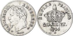 World Coins - Coin, France, Napoleon III, Napoléon III, 20 Centimes, 1864, Paris,