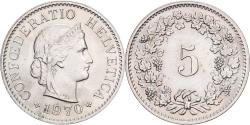 World Coins - Switzerland, 5 Rappen, 1970, Bern, Nickel, , KM:26b