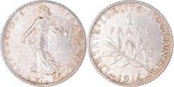 World Coins - Coin, France, Semeuse, Franc, 1916, Paris, , Silver, KM:844.1
