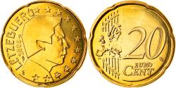 World Coins - Luxembourg, 20 Euro Cent, 2008, Utrecht, , Brass, KM:90