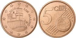 World Coins - San Marino, 5 Euro Cent, 2006, Rome, Copper Plated Steel, , KM:442
