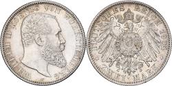 World Coins - Coin, German States, WURTTEMBERG, Wilhelm II, 2 Mark, 1904, Freudenstadt