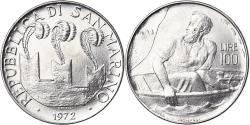 World Coins - Coin, San Marino, 100 Lire, 1972, Rome, , Steel, KM:20