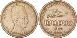 World Coins - Coin, Turkey, 100000 Lira, 100 Bin Lira, 1999, , Nickel-brass, KM:1078