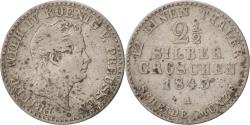 World Coins - Coin, German States, PRUSSIA, Friedrich Wilhelm IV, 2-1/2 Silber Groschen, 1843