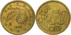 World Coins - Spain, 50 Euro Cent, 1999, Madrid, Nordic gold,