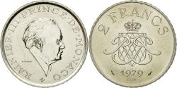 World Coins - Coin, Monaco, Rainier III, 2 Francs, 1979, Paris, ESSAI, , Nickel